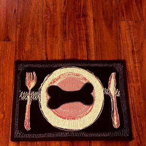 Indoor/Outdoor Pet Mat, or Placemat for Dog Lover